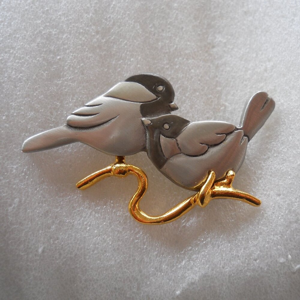 Mark Shields - Pewter Bird Pin  430